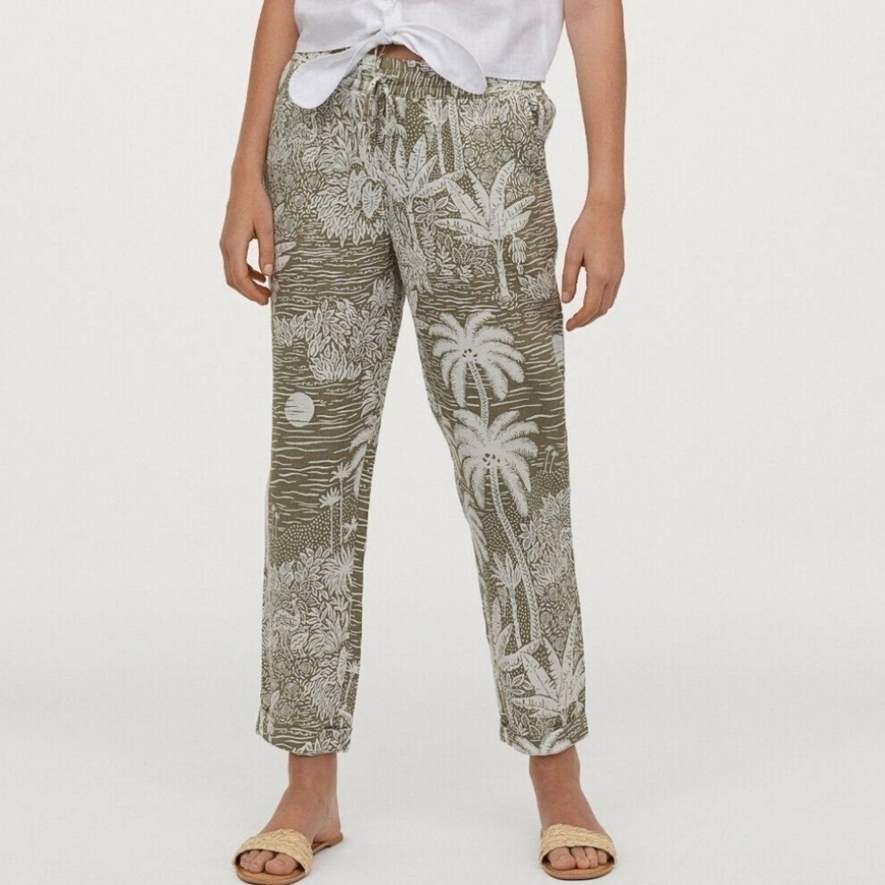 Desmond & Dempsey x H&M Pull-on Linen Pants 2